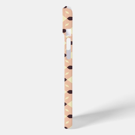 Seamless geometric floral  pattern Case-Mate iPhone hülle (Rückseite / Links)