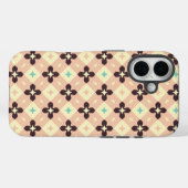 Seamless geometric floral  pattern Case-Mate iPhone hülle (Rückseite (Horizontal))