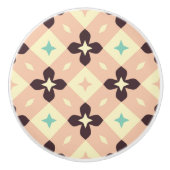 Seamless geometric floral  pattern keramikknauf (Vorderseite)