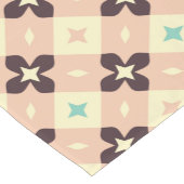 Seamless geometric floral  pattern kurzer tischläufer (Ecke)