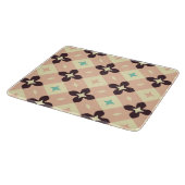 Seamless geometric floral  pattern schneidebrett (Ecke)