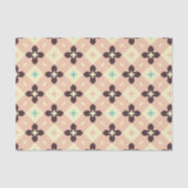 Seamless geometric floral  pattern seidenpapier (Vorderseite)