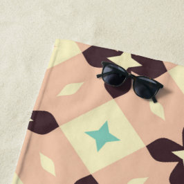 Seamless geometric floral  pattern strandtuch