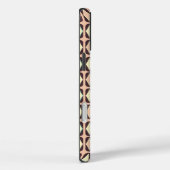 Seamless geometric pattern in dark brown leaf  Case-Mate iPhone hülle (Rückseite / Rechts)