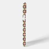 Seamless geometric pattern in dark brown leaf  Case-Mate iPhone hülle (Rückseite / Rechts)