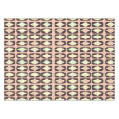 Seamless geometric pattern in dark brown leaf  tischdecke (Vorderseite (Horizontal))