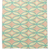  Seamless geometric pattern in diamond shapes  Duschvorhang (Vorderseite)