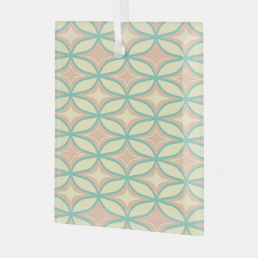  Seamless geometric pattern in diamond shapes  Ornament Aus Glas (Vorderseite links)