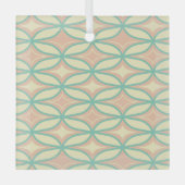  Seamless geometric pattern in diamond shapes  Ornament Aus Glas (Vorderseite)
