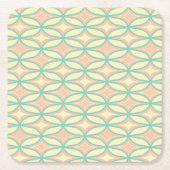  Seamless geometric pattern in diamond shapes  Rechteckiger Pappuntersetzer (Vorderseite)