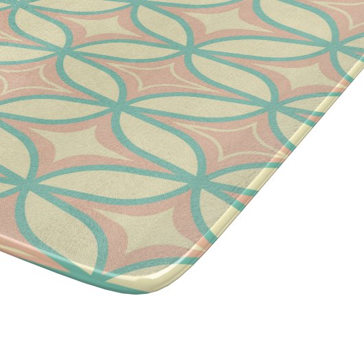  Seamless geometric pattern in diamond shapes  Schneidebrett (Ecke)