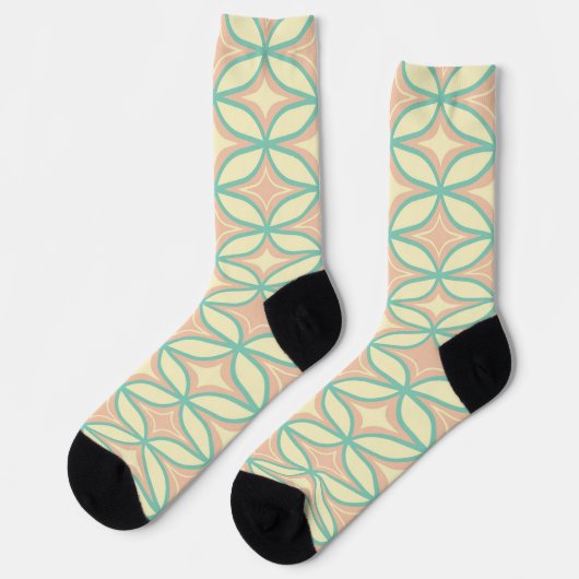  Seamless geometric pattern in diamond shapes  Socken (Linkes Detail)