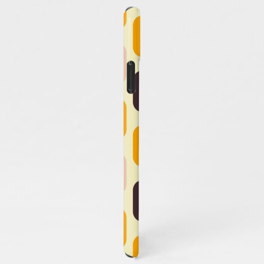 Seamless geometric pattern in retro vibes iPhone hülle (Rechte Seite)