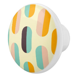 Seamless geometric pattern in retro vibes keramikknauf