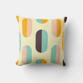 Seamless geometric pattern in retro vibes kissen
