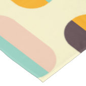 Seamless geometric pattern in retro vibes tischdecke (Schrägansicht)