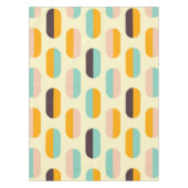 Seamless geometric pattern in retro vibes tischdecke (Vorderseite)