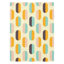 Seamless geometric pattern in retro vibes tischdecke