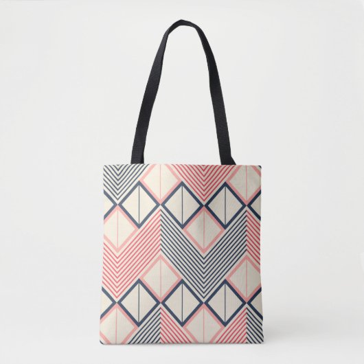 Seamless geometric pattern of horizontal zigzag in tasche (Vorderseite)