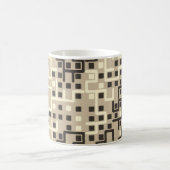 Seamless geometric pattern with colored elements, kaffeetasse (Mittel)