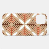 Seamless geometric pattern with flowers Case-Mate iPhone hülle (Rückseite (Horizontal))
