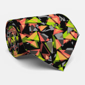 Seamless geometric triangles shapes krawatte (Gerollt)
