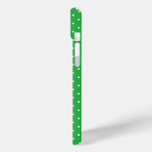 Seamless green background polka dot pattern Case-Mate iPhone hülle (Rückseite / Links)