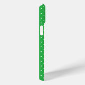 Seamless green background polka dot pattern Case-Mate iPhone hülle (Rückseite / Rechts)