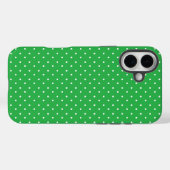 Seamless green background polka dot pattern Case-Mate iPhone hülle (Rückseite (Horizontal))