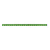 Seamless green floral pattern with symmetrical satinband (Vorderseite)