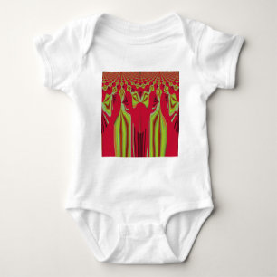 Seamless Hakuna Matata Design Baby Strampler