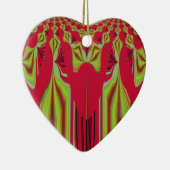 Seamless Hakuna Matata Design Keramik Ornament (Rechts)