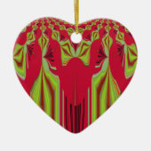 Seamless Hakuna Matata Design Keramik Ornament (Vorne)