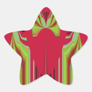 Seamless Hakuna Matata Design Stern-Aufkleber