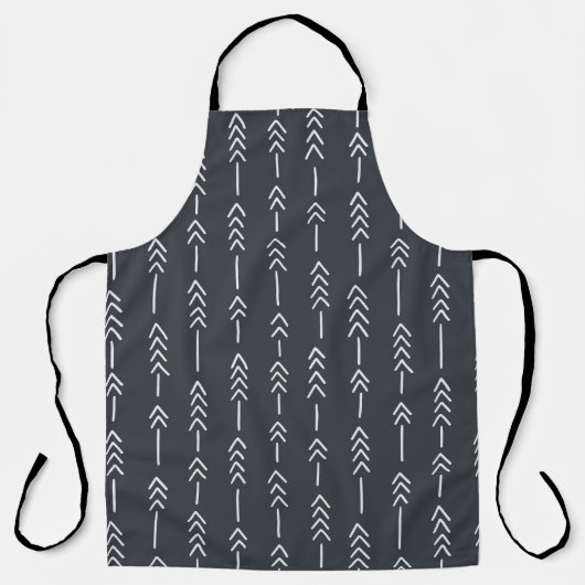Seamless hand drawn geometric tribal pattern with schürze (Vorderseite)