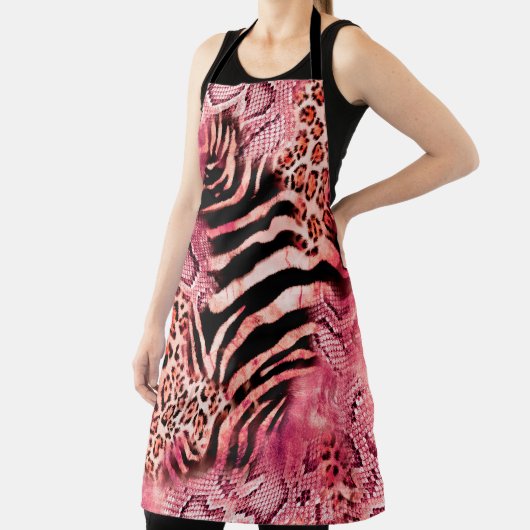 Seamless leopard pattern, abstract zebra. leopard, schürze (InSitu)