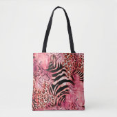 Seamless leopard pattern, abstract zebra. leopard, tasche (Vorderseite)