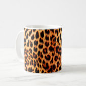 Seamless Leopard Textur, Leoparden Pelz, African a Kaffeetasse (Vorderseite Links)