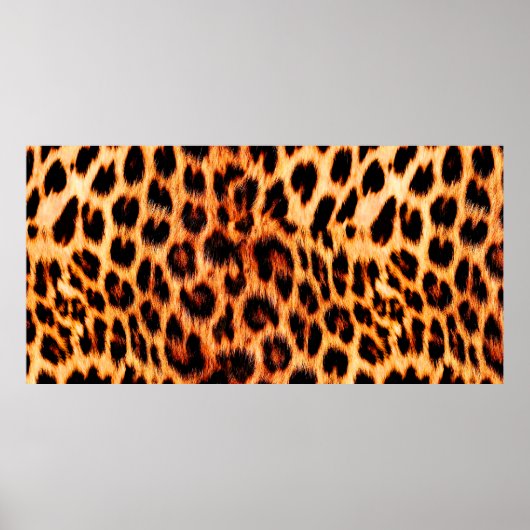 Seamless Leopard Textur, Leoparden Pelz, African a Poster (Vorne)