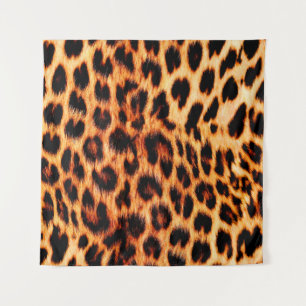 Seamless Leopard Textur, Leoparden Pelz, African a Wandteppich