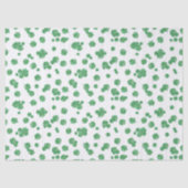 Seamless Lucky Four-Leaf Clover Pattern Seidenpapier (Vorderseite)