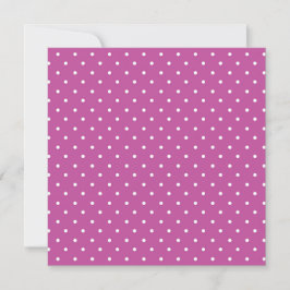 Seamless magenta background polka dot pattern dankeskarte