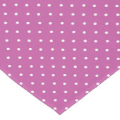 Seamless magenta background polka dot pattern kurzer tischläufer (Ecke)
