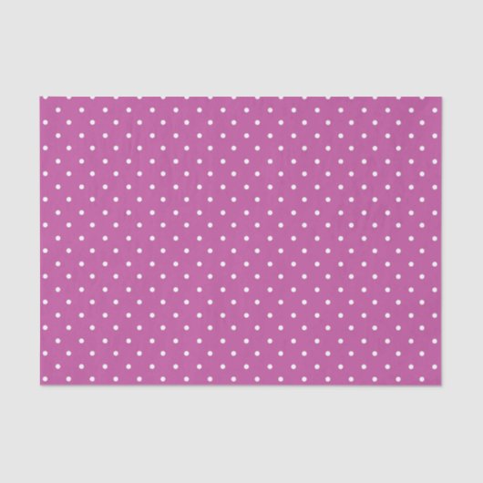 Seamless magenta background polka dot pattern seidenpapier (Vorderseite)