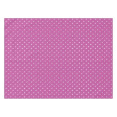 Seamless magenta background polka dot pattern tischdecke (Vorderseite (Horizontal))