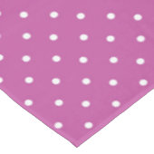 Seamless magenta background polka dot pattern tischdecke (Schrägansicht)