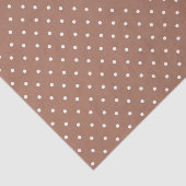 Seamless medium brown polka dot  pattern seidenpapier (Ausschnitt)