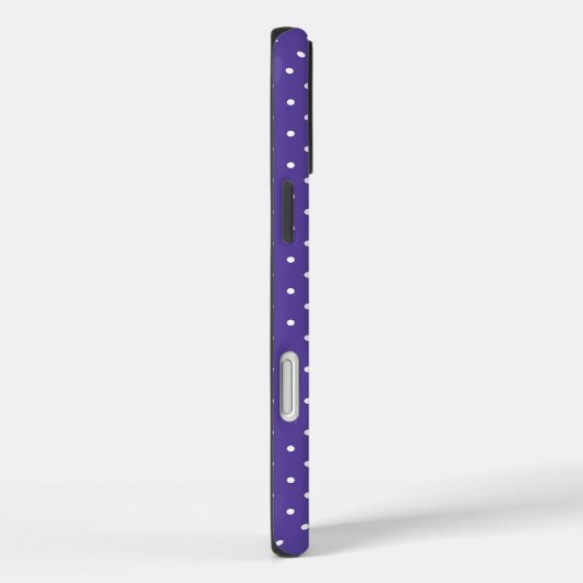 Seamless  medium purple polka dot pattern Case-Mate iPhone hülle (Rückseite / Rechts)