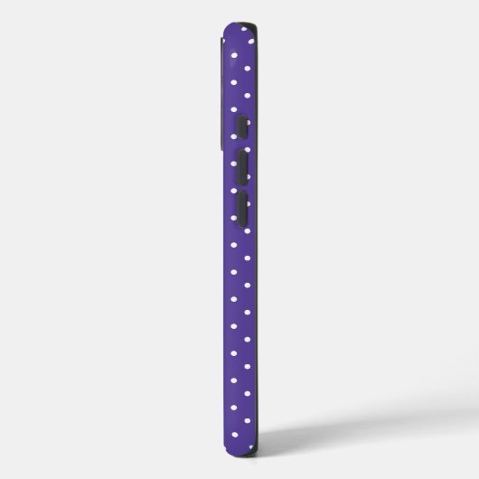 Seamless  medium purple polka dot pattern Case-Mate iPhone hülle (Rückseite / Links)