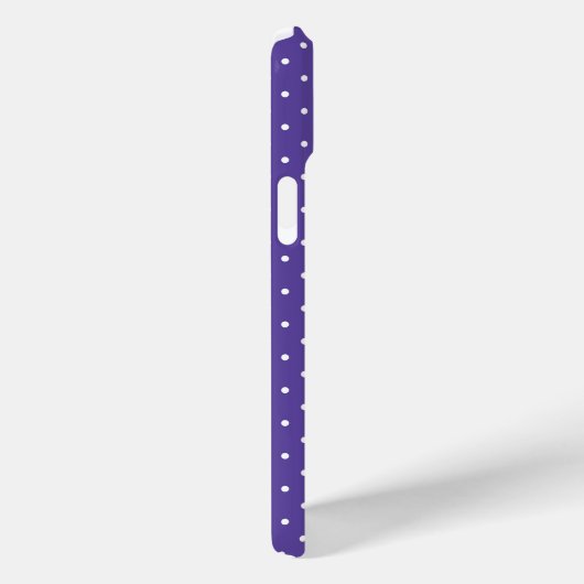 Seamless  medium purple polka dot pattern Case-Mate iPhone hülle (Rückseite / Rechts)